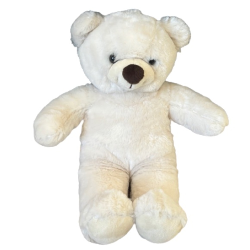 BUILD A BEAR WORKSHOP STUFFED ANIMAL WHITE TEDDY BEAR